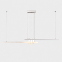 Lustre Linéaire LED Blanc – 120 à 250 cm