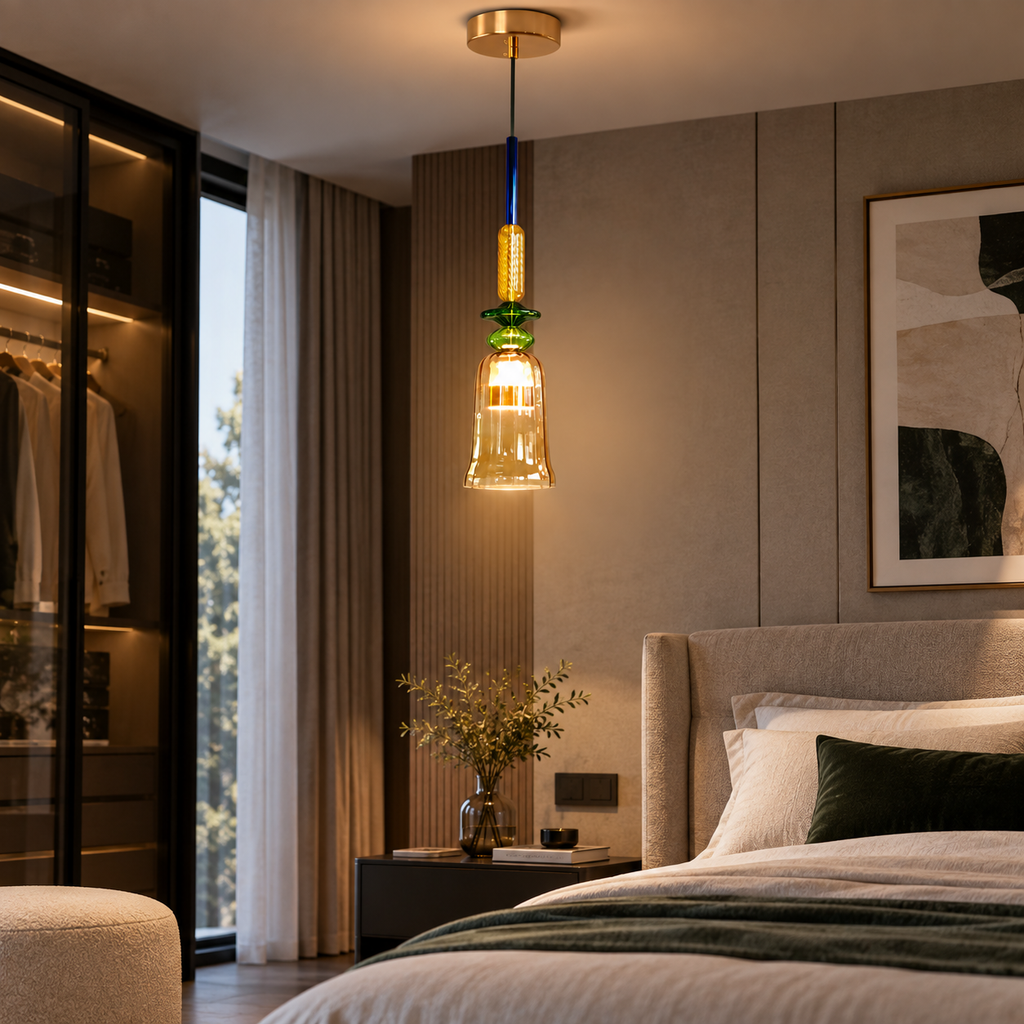 Lustre en Verre Moderne