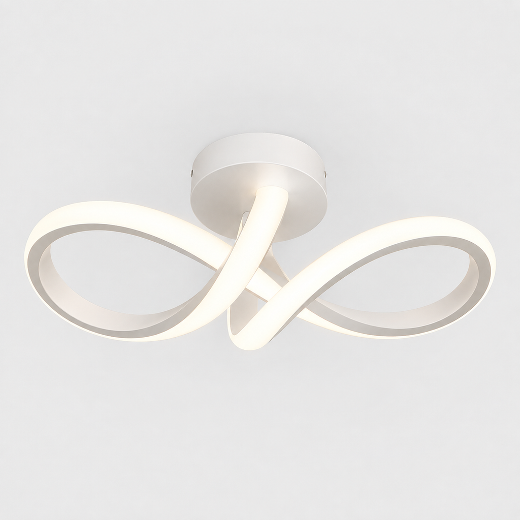 Lustre Plafonnier LED Blanc Moderne
