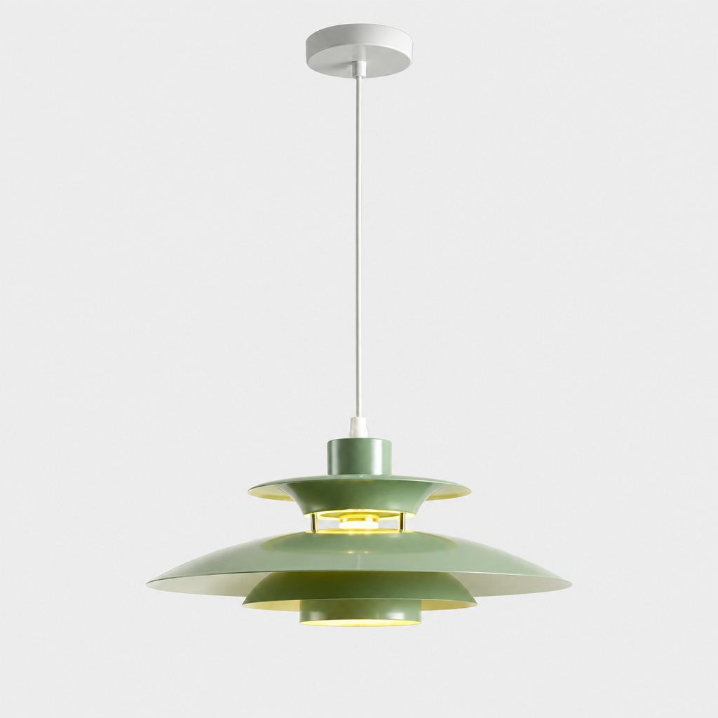 Japanese UFO Pendant Light Fixture Nordic Restaurant Chandelier Danish Design Room Decor Lamp Bedroom Beside Ceiling Lamps