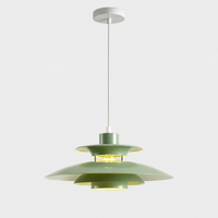 Japanese UFO Pendant Light Fixture Nordic Restaurant Chandelier Danish Design Room Decor Lamp Bedroom Beside Ceiling Lamps