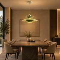 Japanese UFO Pendant Light Fixture Nordic Restaurant Chandelier Danish Design Room Decor Lamp Bedroom Beside Ceiling Lamps