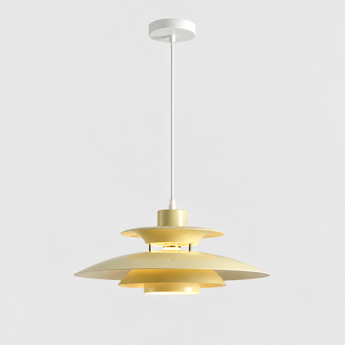 Japanese UFO Pendant Light Fixture Nordic Restaurant Chandelier Danish Design Room Decor Lamp Bedroom Beside Ceiling Lamps