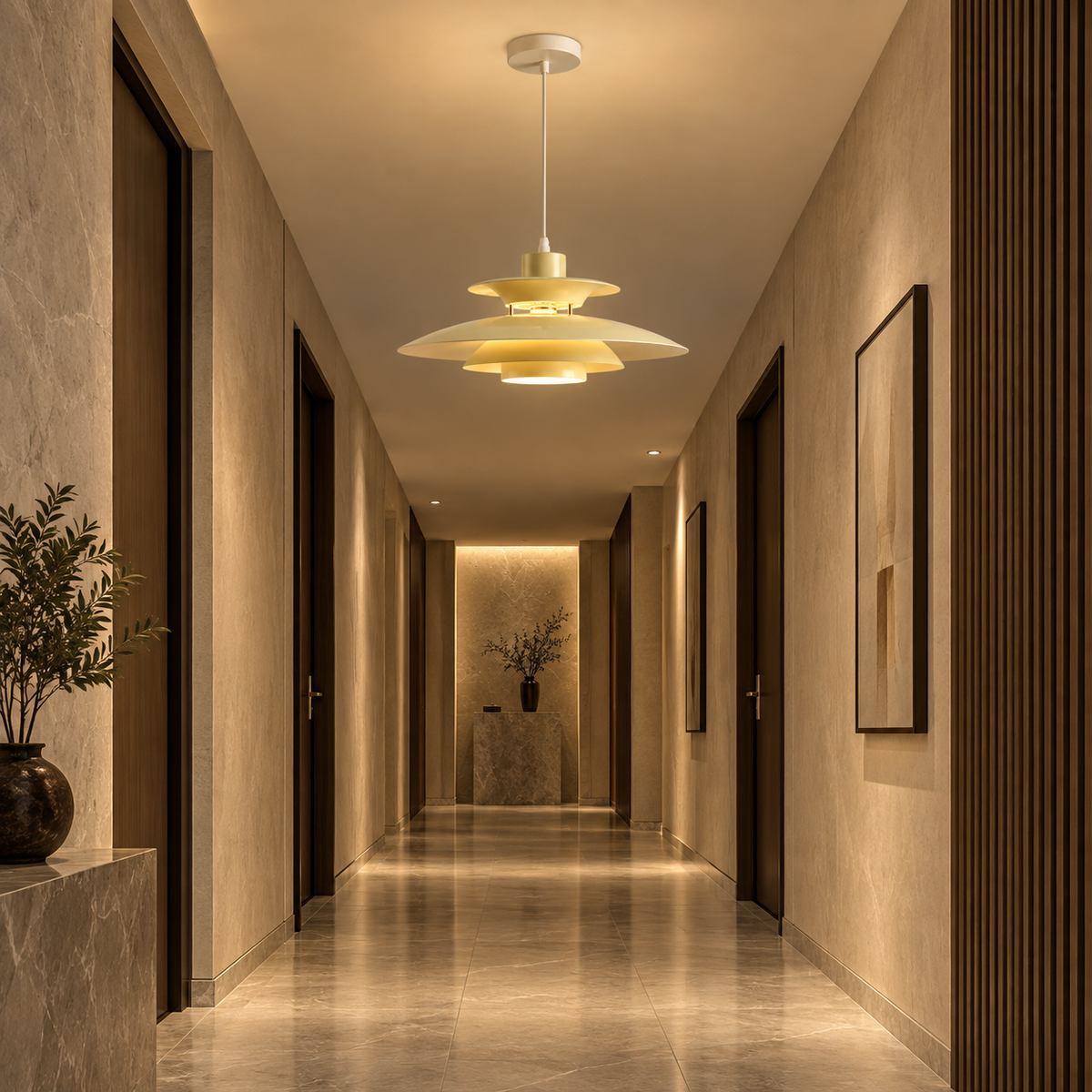 Japanese UFO Pendant Light Fixture Nordic Restaurant Chandelier Danish Design Room Decor Lamp Bedroom Beside Ceiling Lamps