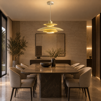 Japanese UFO Pendant Light Fixture Nordic Restaurant Chandelier Danish Design Room Decor Lamp Bedroom Beside Ceiling Lamps