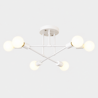 Nordic Minimalist Pendant Light Ceiling Lamp LED Chandelier Suitable for Bedrooms Living Rooms Black Gold Lighting Decoration