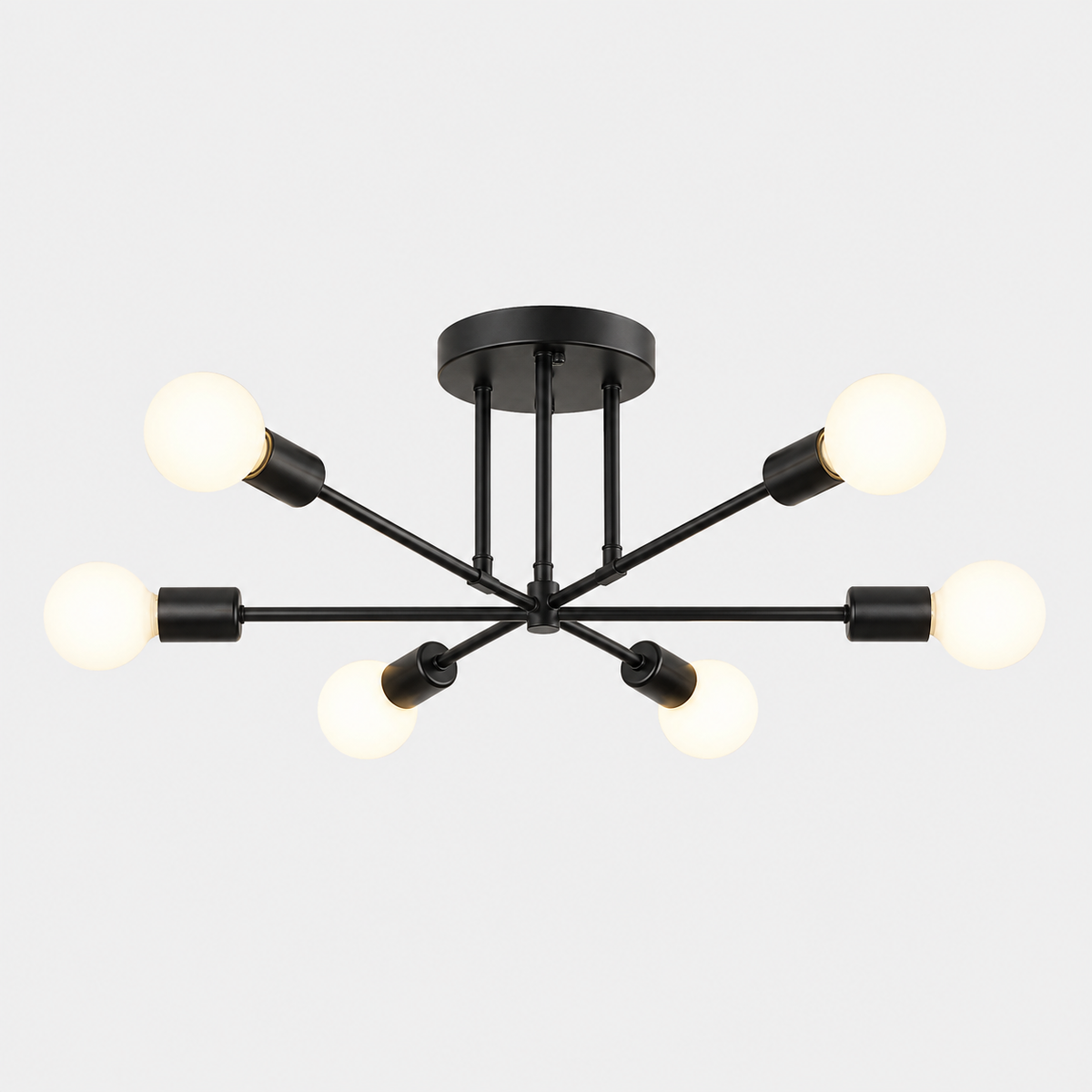 Nordic Minimalist Pendant Light Ceiling Lamp LED Chandelier Suitable for Bedrooms Living Rooms Black Gold Lighting Decoration
