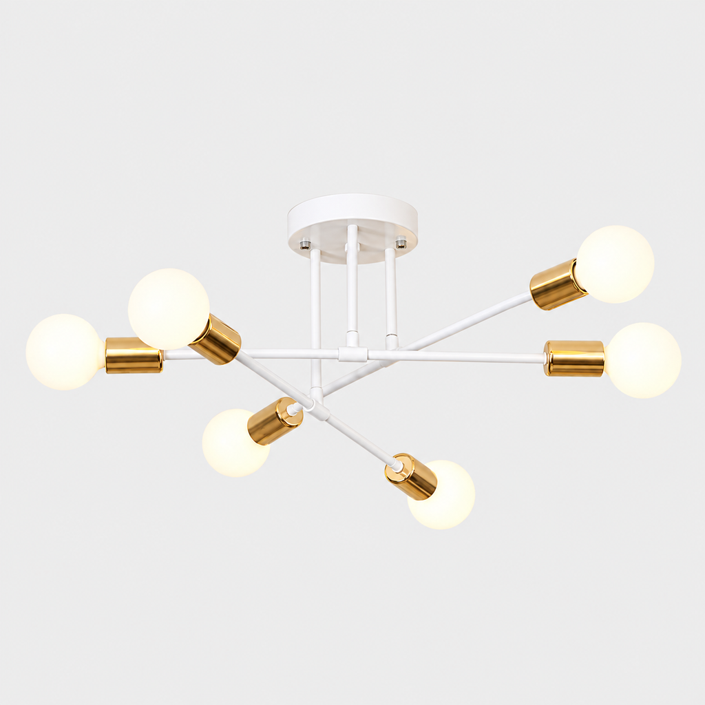 Nordic Minimalist Pendant Light Ceiling Lamp LED Chandelier Suitable for Bedrooms Living Rooms Black Gold Lighting Decoration