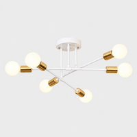 Nordic Minimalist Pendant Light Ceiling Lamp LED Chandelier Suitable for Bedrooms Living Rooms Black Gold Lighting Decoration