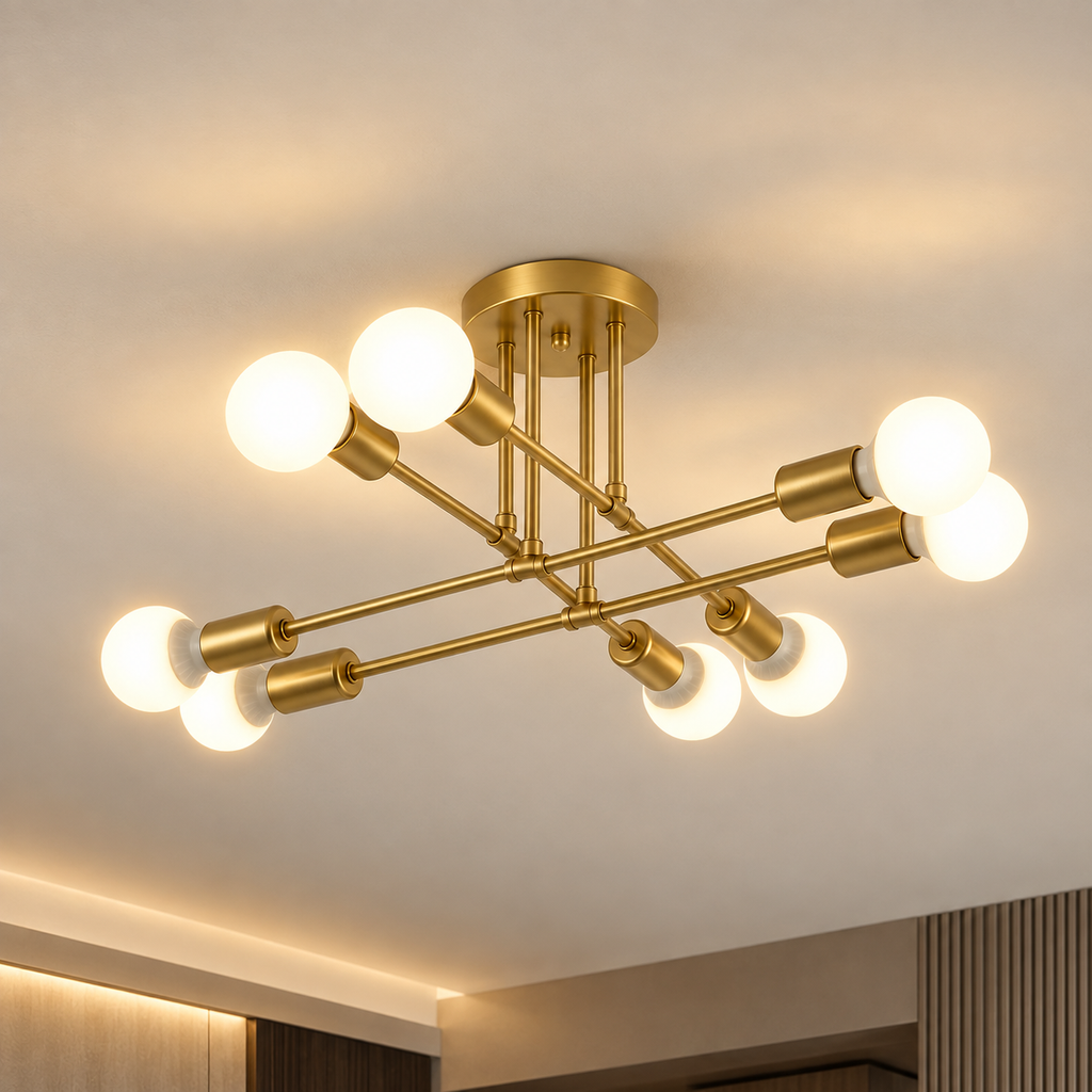 Lustre Métal Doré