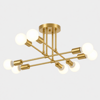Lustre Métal Doré